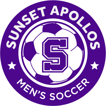 Sunset Men's Soccer logo
